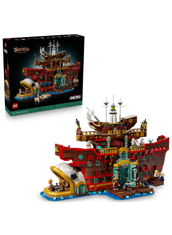 LEGO مجموعة بناء مطعم باراتي العائم من LEGO ONE PIECE 75640 (3402 قطعة) - Image 1