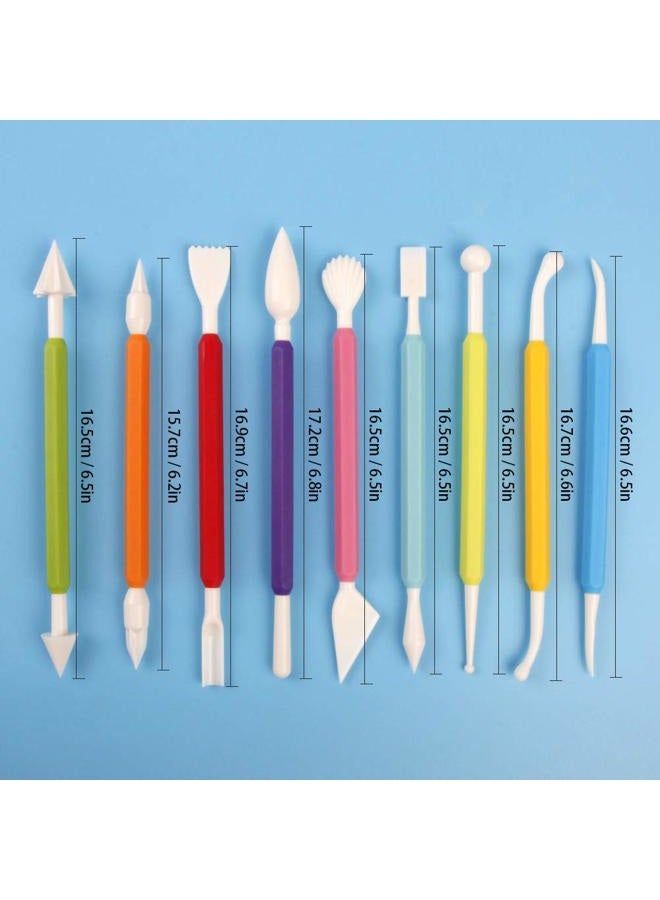 Amytalk 13PCS Fondant Tool, Cake Decorating Hand Tool, Double Head Metal Ball, Gum Paste Modeling Tools - Image 5