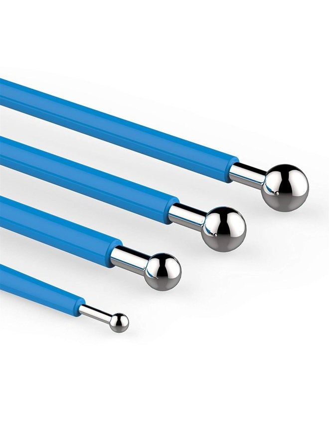 Amytalk 13PCS Fondant Tool, Cake Decorating Hand Tool, Double Head Metal Ball, Gum Paste Modeling Tools - Image 4