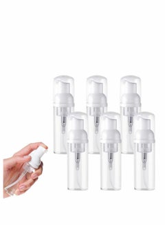 Pump Bottle Dispenser x6 60ml Pump Dispenser Bottle - Ideal for Decanting Shampoos, Sun Creams, Gels etc Travel Bottles 60ml Refillable Empty Plastic Bottles