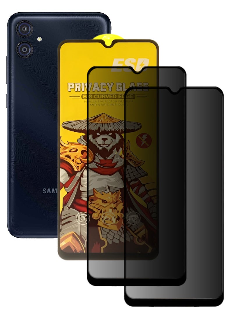 ESD 2 Pieces Tempered Dustproof Privacy Glass Screen Protector Compatible For Samsung Galaxy M04 - Image 1