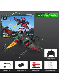 JAJEEK RC Aeroplane 2.4GHz Remote Controlled Aeroplane L0713 Quadcopter Floating Fighter Aircraft | RTF Ready-to-Fly for Beginners, Children, and Adults | USB Charging, Green - Fun and Easy Flying Experience  - Image 4