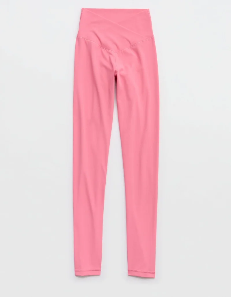 Aerie  OFFLINE By Aerie Real Me High Waisted Crossover Legging for Women | Best Price UAE