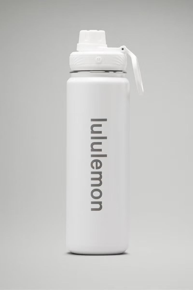 lululemon Stainless steel sports vacuum insulated water bottle, suitable for holding water, iced tea, hot tea, etc., with a capacity of 710 milliliters - Image 1