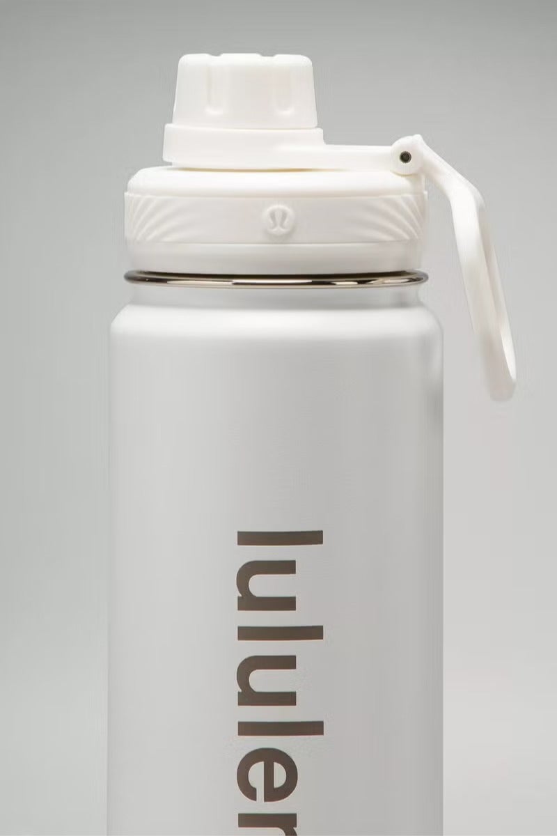lululemon Stainless steel sports vacuum insulated water bottle, suitable for holding water, iced tea, hot tea, etc., with a capacity of 710 milliliters - Image 2