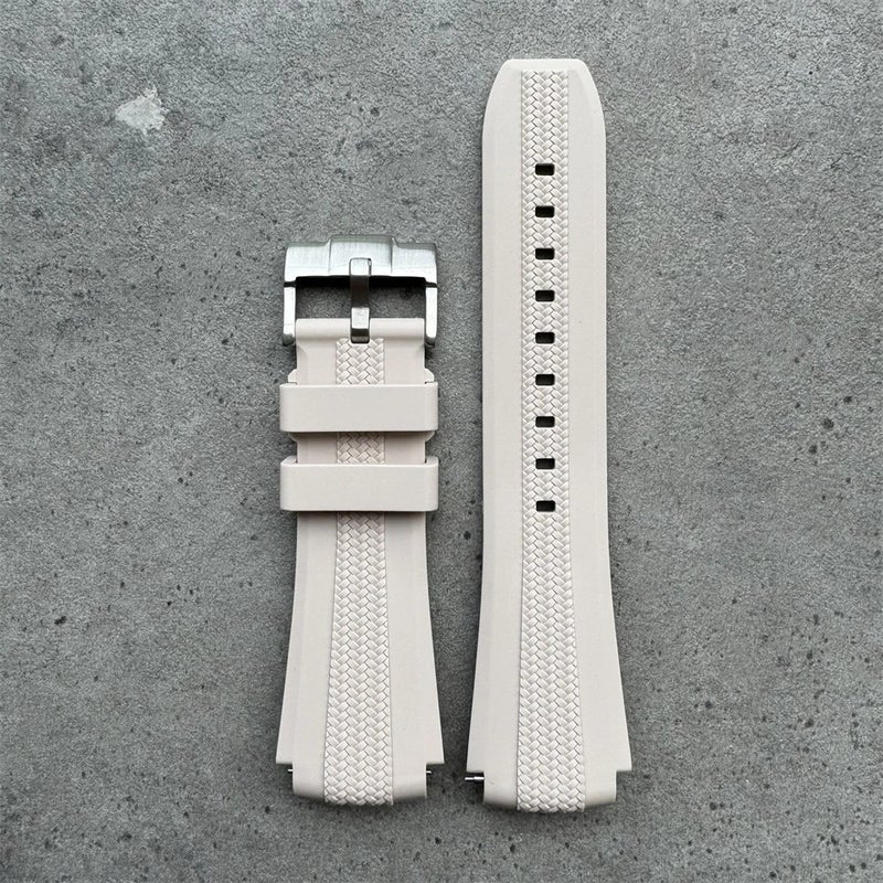 Bluejw Replacement Watch Strap for Moonswatch – 20mm Soft Rubber Watch Band in Dark Grey, Fashionable and Comfortable - Image 1