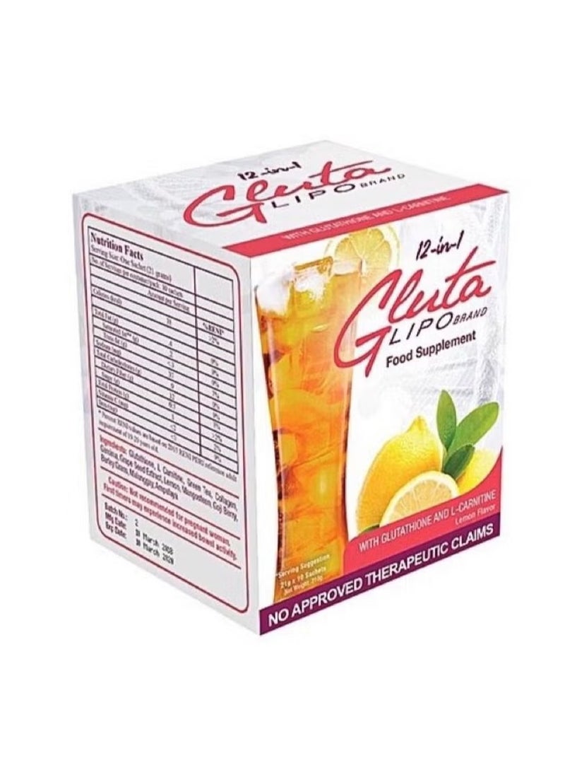 Gluta 12 in 1 Gluta Lipo Detox Juice 