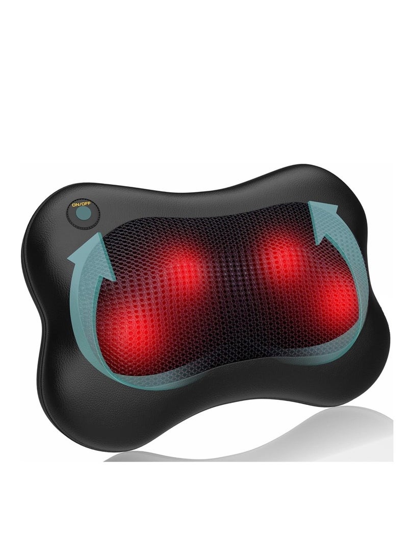 Cool Baby Back And Neck Thermal Massager - 3D Deep Tissue Acupressure Massage Pillow Electric Massage Pillow For Back Shoulders Legs Feet Body Muscle Pain Relief Use At Home Car Office  - Image 1