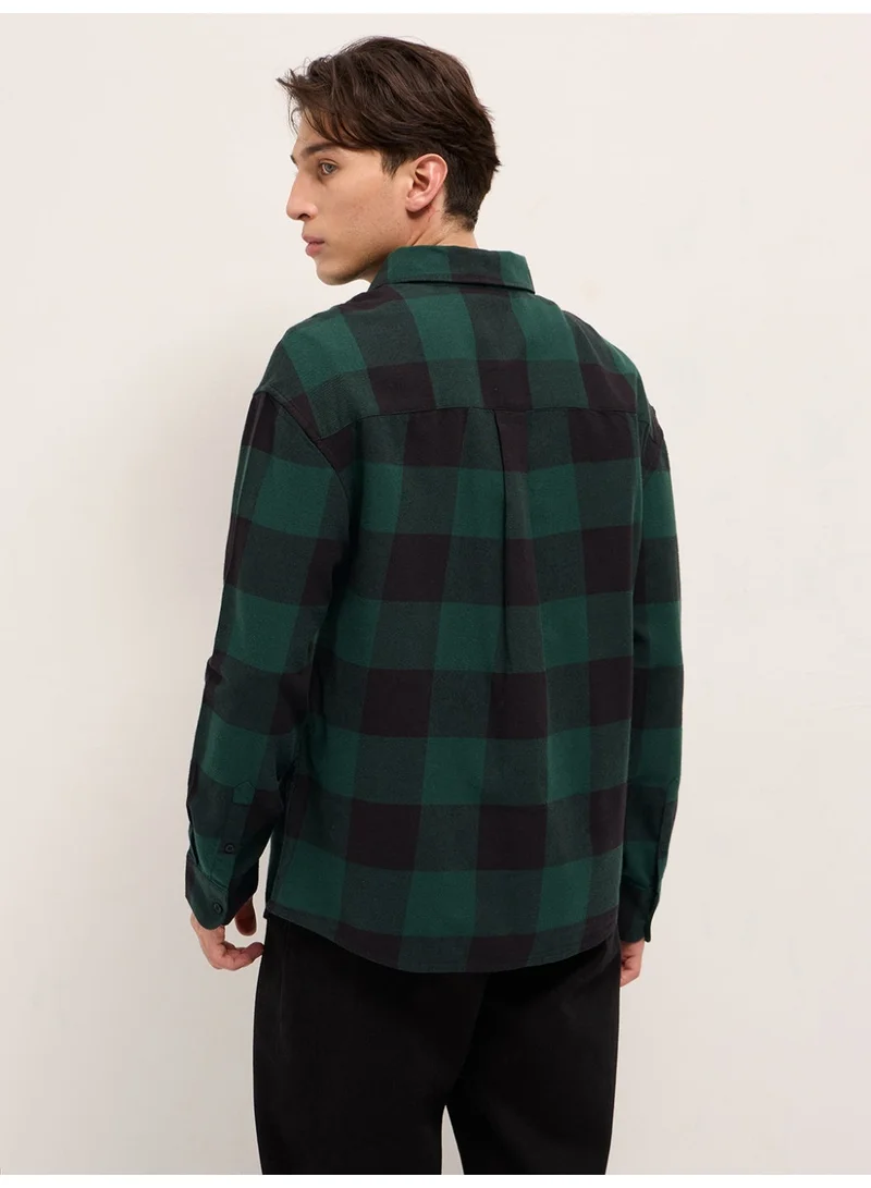 The Bear House  Men’s Long Sleeve Shirt – Classic, Comfortable and Stylish Essential for Work, Travel or Casual Outings for Men | Best Price UAE