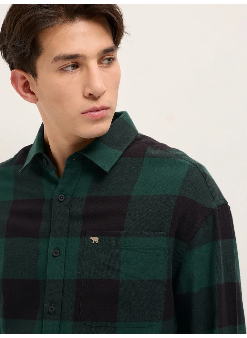 The Bear House  Men’s Long Sleeve Shirt – Classic, Comfortable and Stylish Essential for Work, Travel or Casual Outings for Men | Best Price UAE