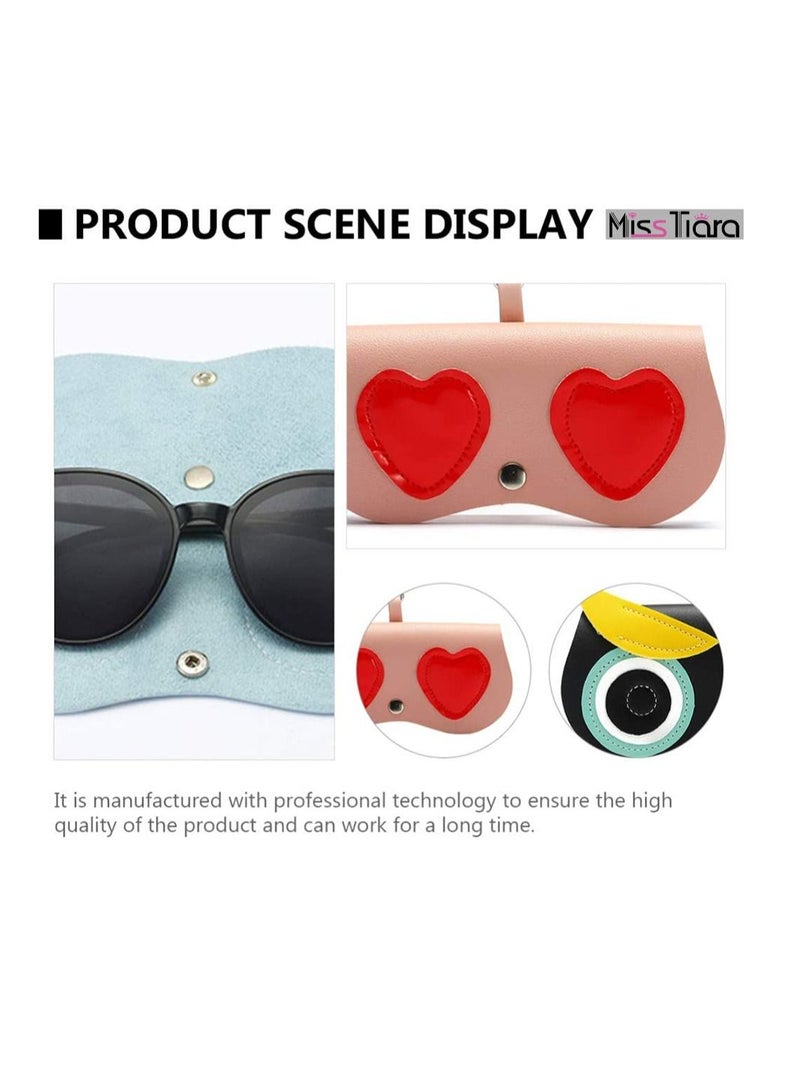MissTiara 4 pcs Portable Eyeglass Case Eyeglass Storage Box  - Image 5