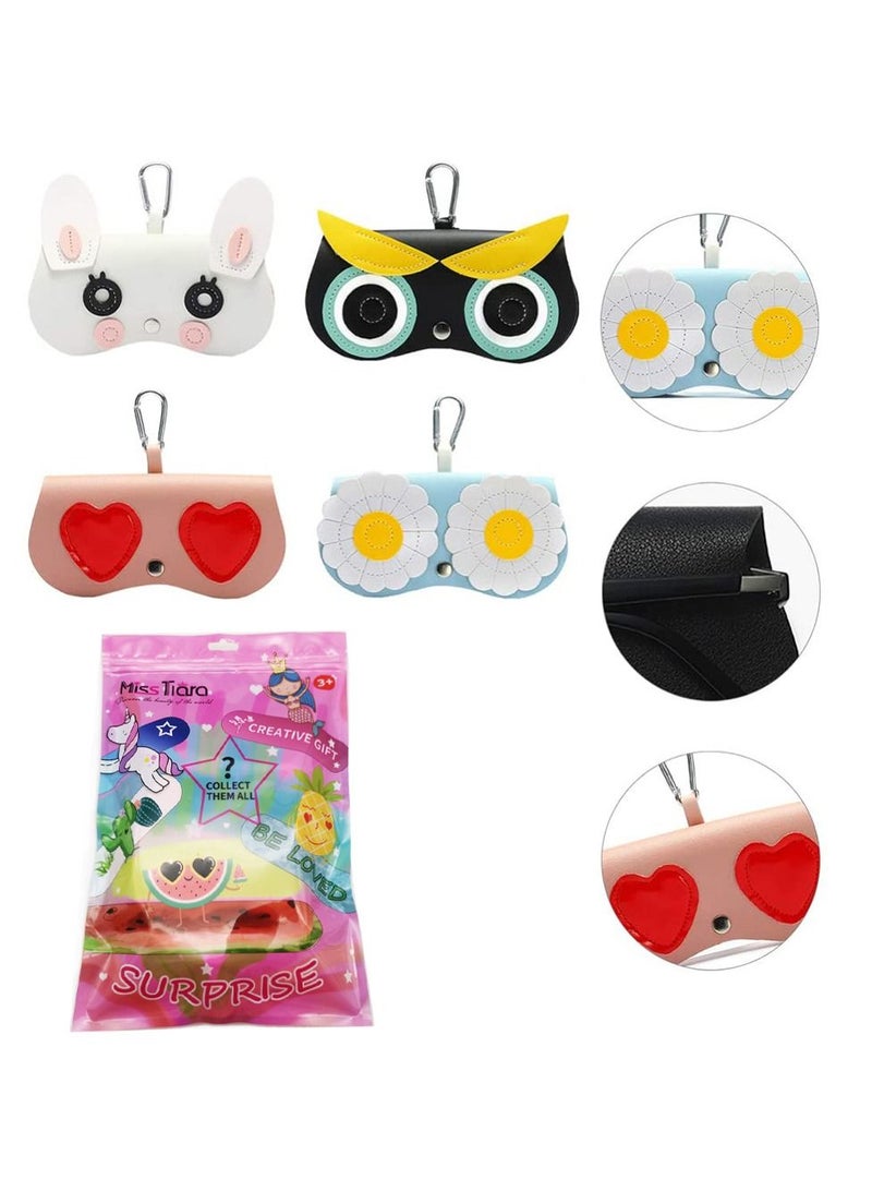 MissTiara 4 pcs Portable Eyeglass Case Eyeglass Storage Box  - Image 2