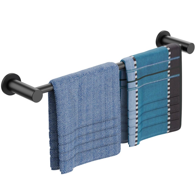 ULIBERMAGNET Magnetic Towel Holder, 1 Set Magnetic Towel Bar Holder with Adjustable Length, Matte Black Non-Slip Magnetic Towel Rod Rack for Refrigerator, Dishwasher, Laundry, Kitchen Stove - Image 1