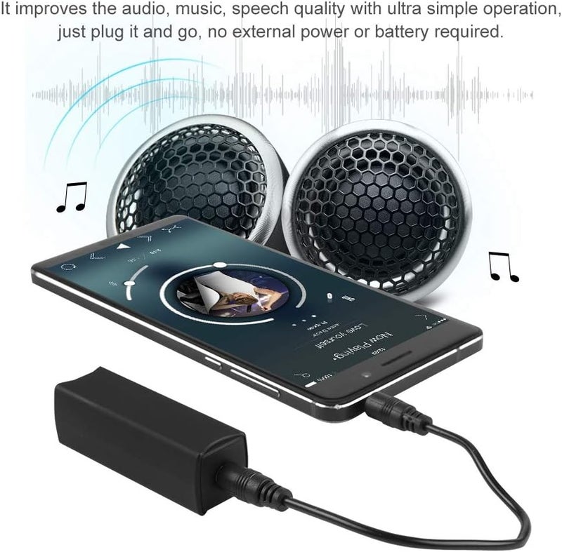 Ground Loop Noise Isolator Noise Filter Eliminator with 3.5mm Audio Cable for Car Stereo Systems and Home Audio Systems - Image 2