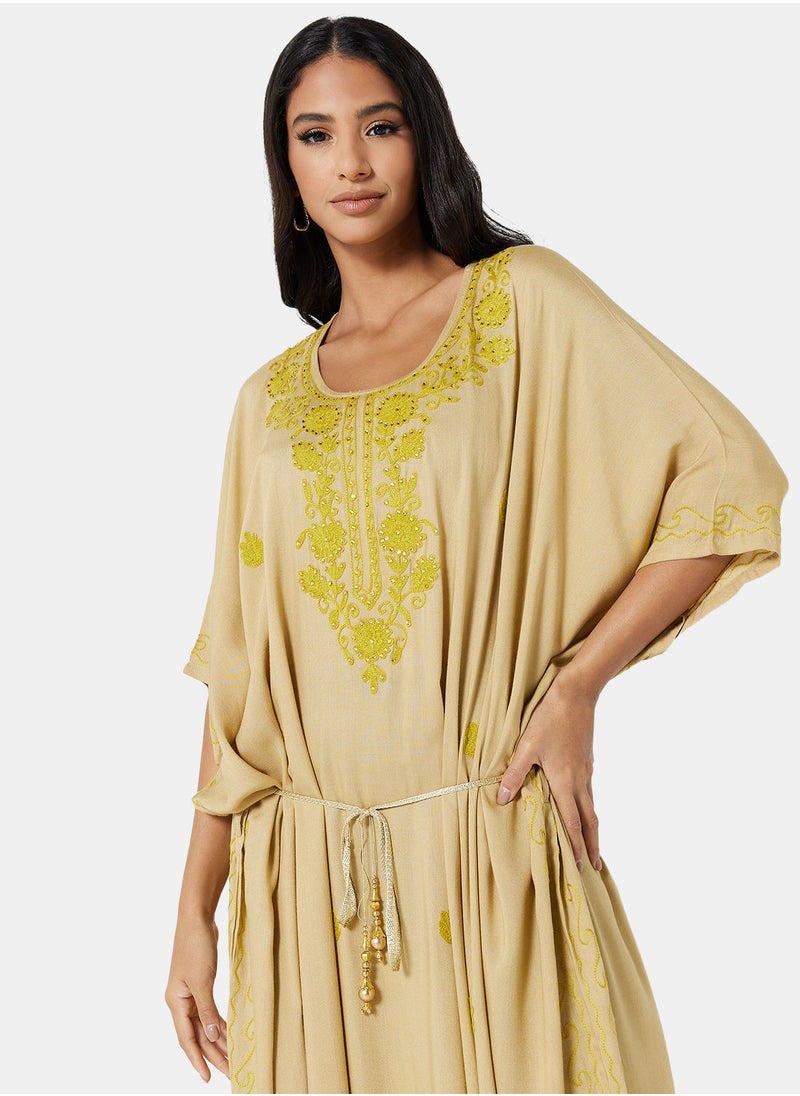 ARABIAN CLOSET EMBROIDERED KAFTAN  - Image 4