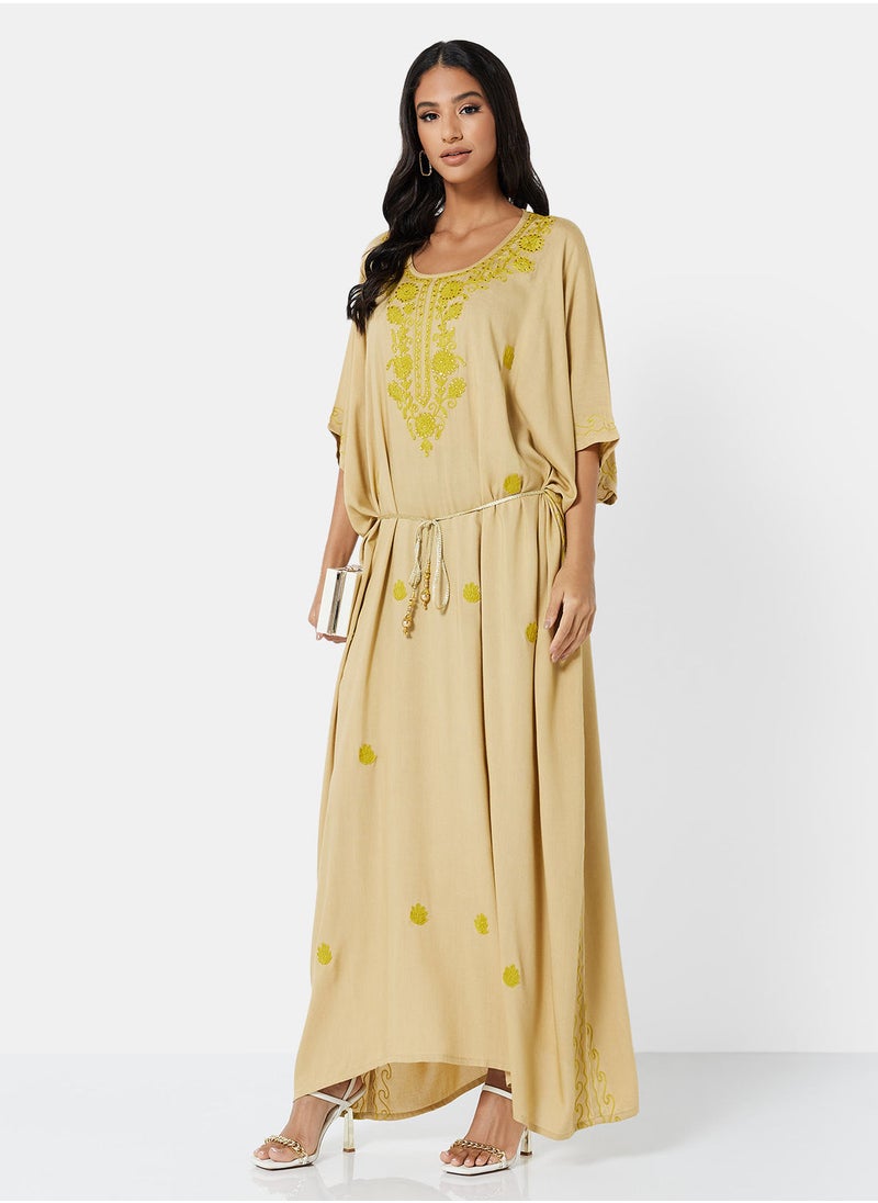 ARABIAN CLOSET EMBROIDERED KAFTAN  - Image 3