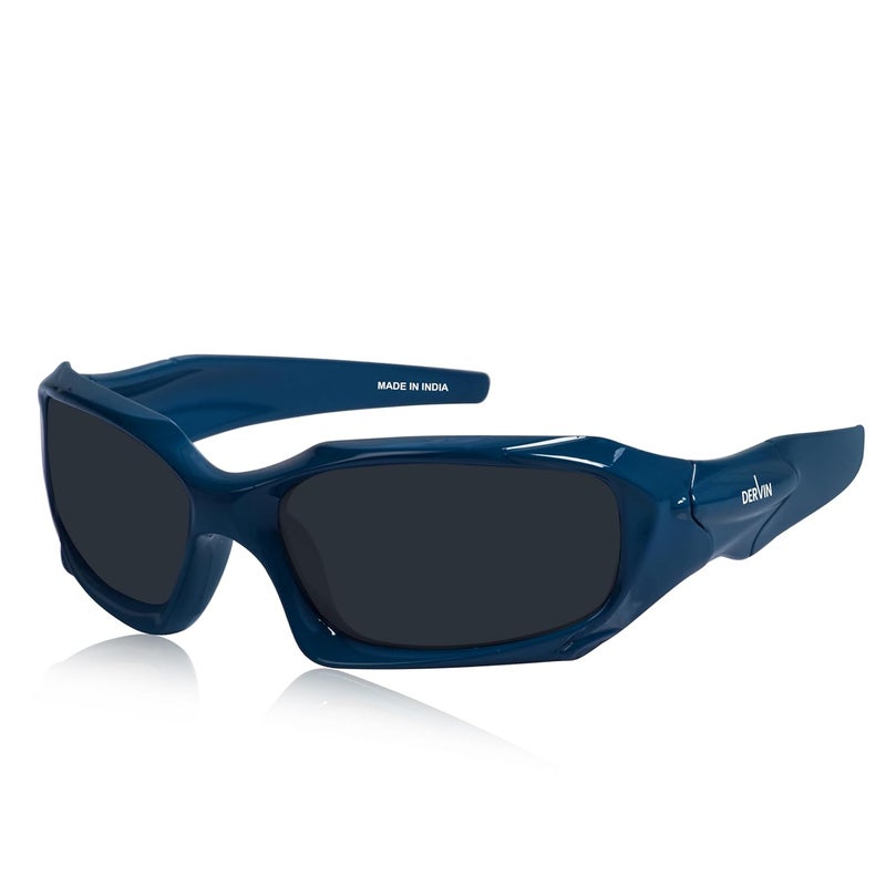 Dervin UV Protected Polarized Sports Sunglasses for Men & Women Driving Cycling Fishing Cricket Sunglasses - Image 1