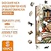 Artipuz Wooden Puzzles for Adults Cat in The Book Wooden Puzzle Unique Shape Wood Jigsaw Puzzle for Adults Wood Puzzles Adult Gifts for Family Wall Art Home Decor 100pcs 77 76in S - Image 4