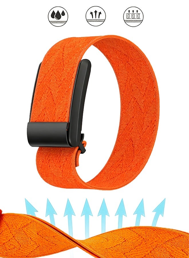 إم إكس إن حزام رياضي من النايلون متوافق مع سوار Whoop Band 4.0 مع غطاء واقٍ للنساء والرجال - أحزمة معصم بديلة قابلة للتعديل ومقاومة للماء بنمط أوراق الشجر لسوار Whoop ٤.٠ - Image 1