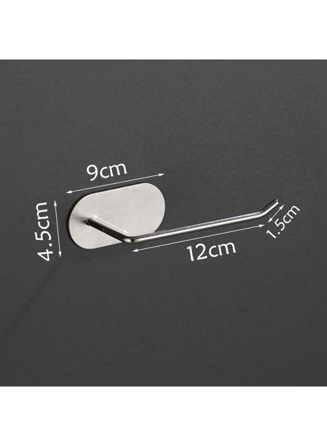 Wall Mounted Toilet Roll Holder Polished Chrome Stainless Steel Bathroom Kitchen Paper Towel Dispenser Tissue Roll Hanger - Image 1