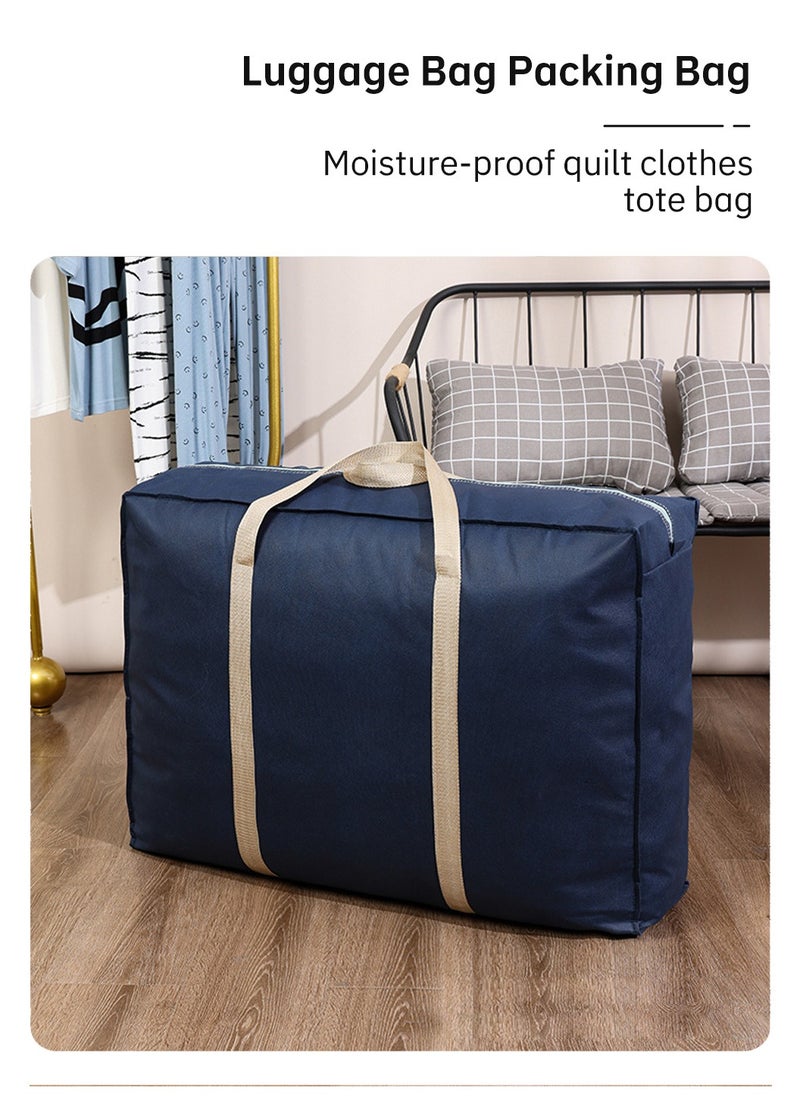 LEOKOR 4 Pcs Foldable Organizer, Large Capacity Clothes Organization with Reinforced Handle for Bedding Blankets Toys Gift  - Image 2