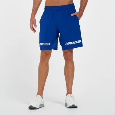 UNDER ARMOUR Men's Woven Graphic Wordmark Shorts