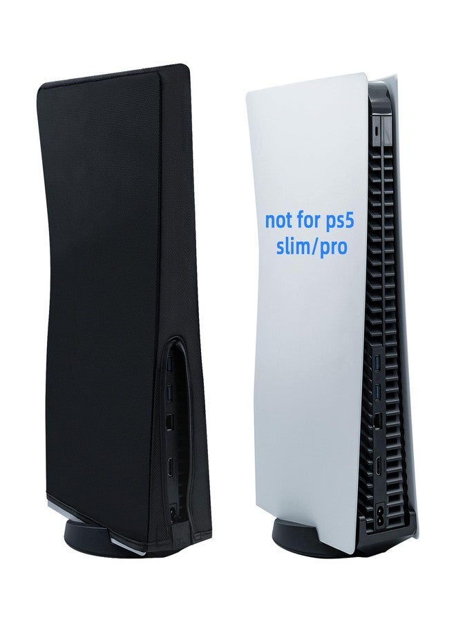 Mcbazel Dust Cover for PS5, Precision Cut Protective Case Anti Scratch Waterproof Cover Sleeve for Playstation 5 Console Digital Edition and Ultra HD Edition - Black (NOT for PS5 Slim/Pro) - Image 1