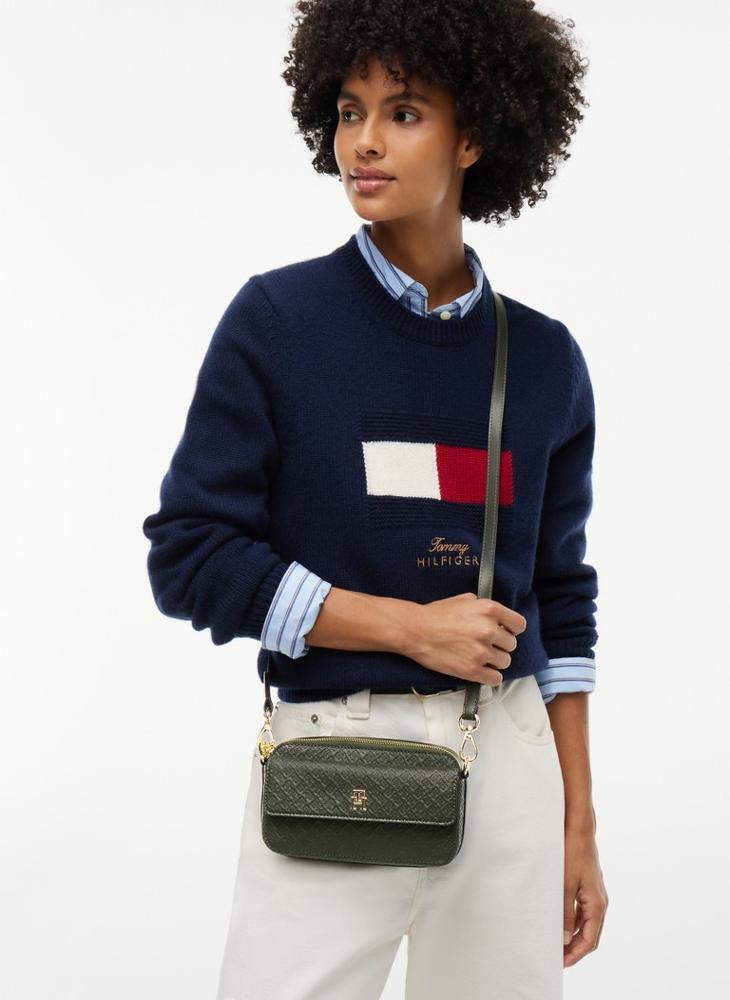 TOMMY HILFIGER Hilfiger Icon Debossed Crossbody Camera Bag - Image 2