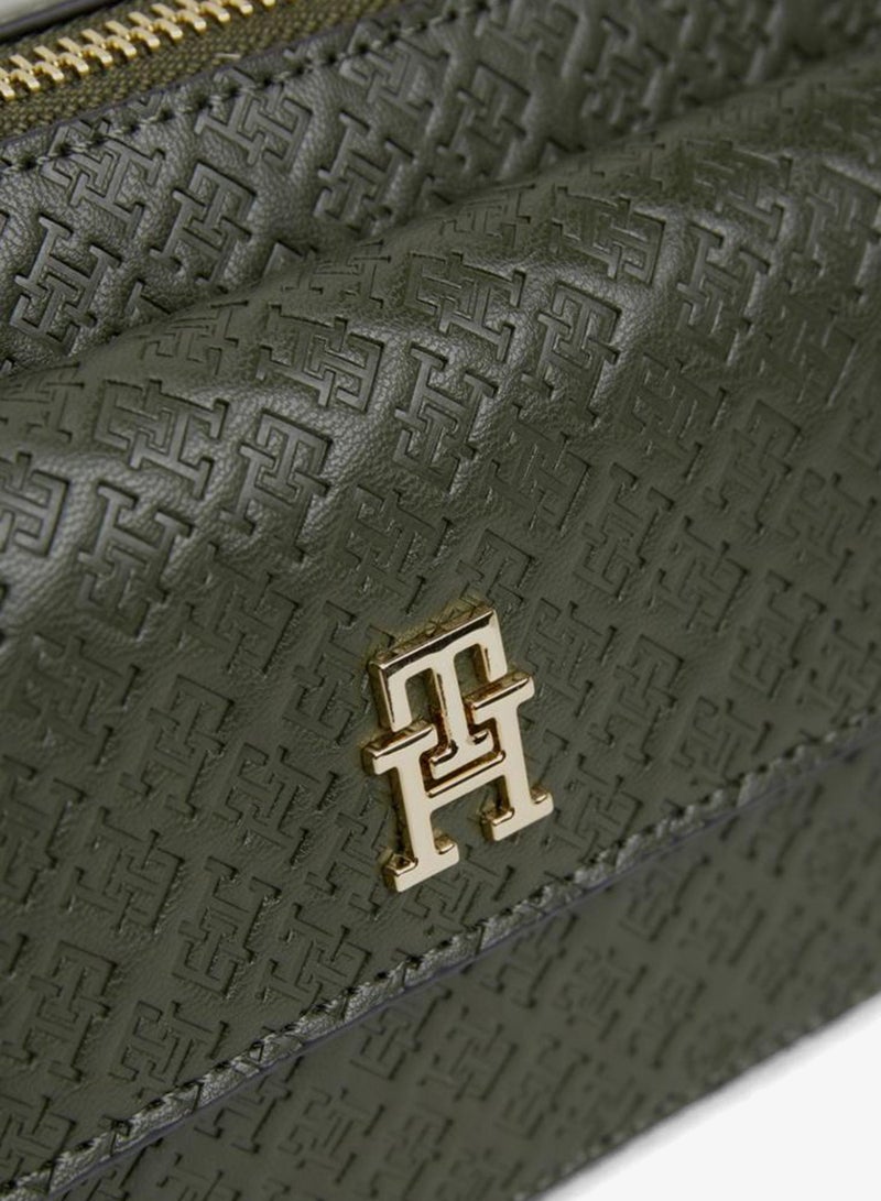 TOMMY HILFIGER Hilfiger Icon Debossed Crossbody Camera Bag - Image 3