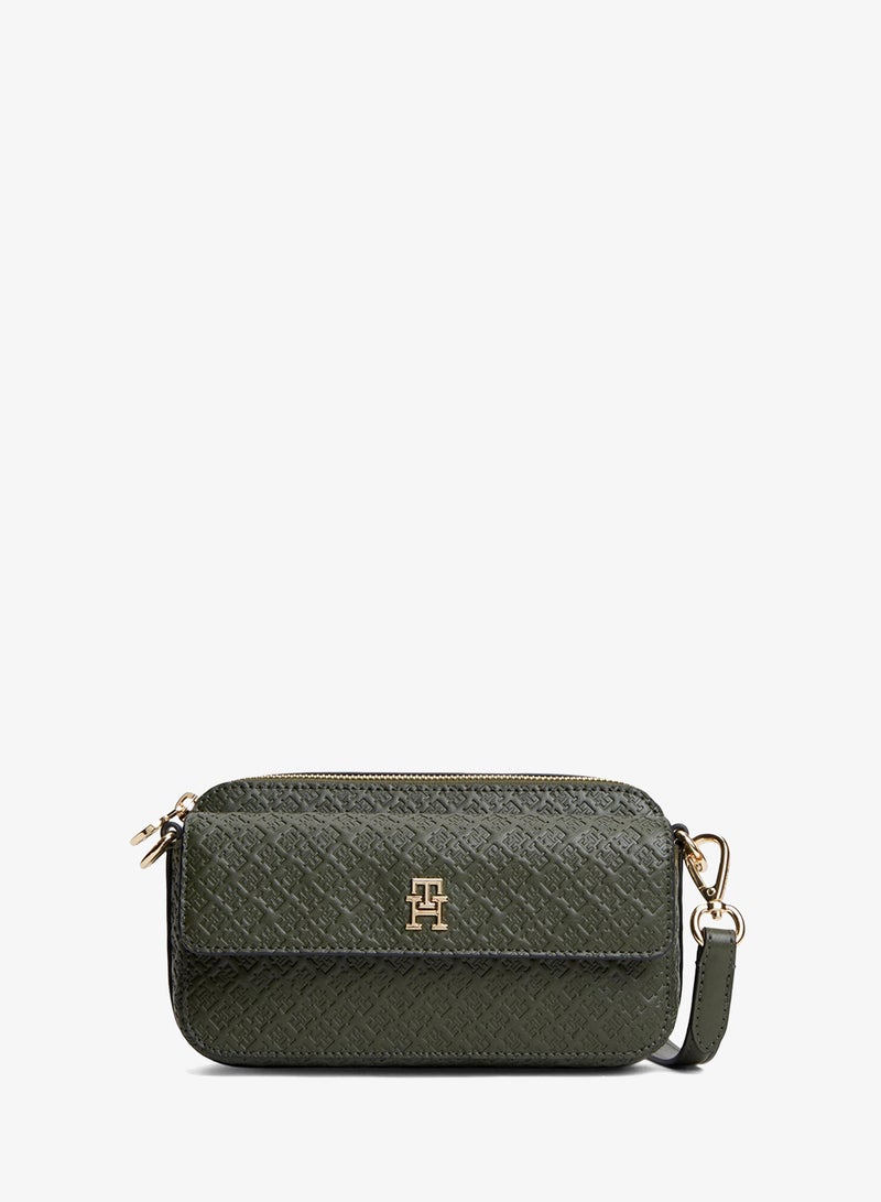 TOMMY HILFIGER Hilfiger Icon Debossed Crossbody Camera Bag - Image 1