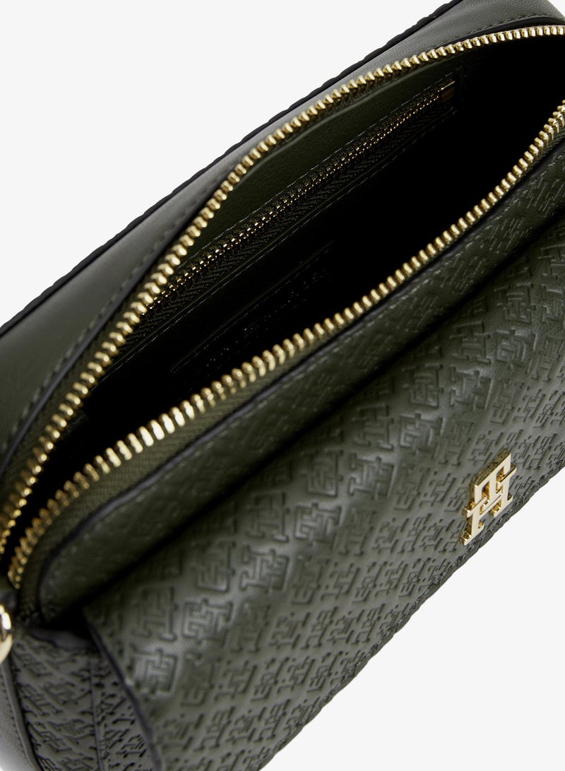 TOMMY HILFIGER Hilfiger Icon Debossed Crossbody Camera Bag - Image 5