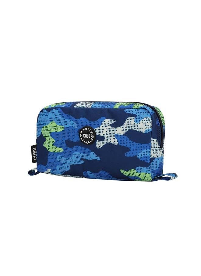 CUBS - Cubs Junior Camouflage Blue MultiColor Pencil Case - Image 1