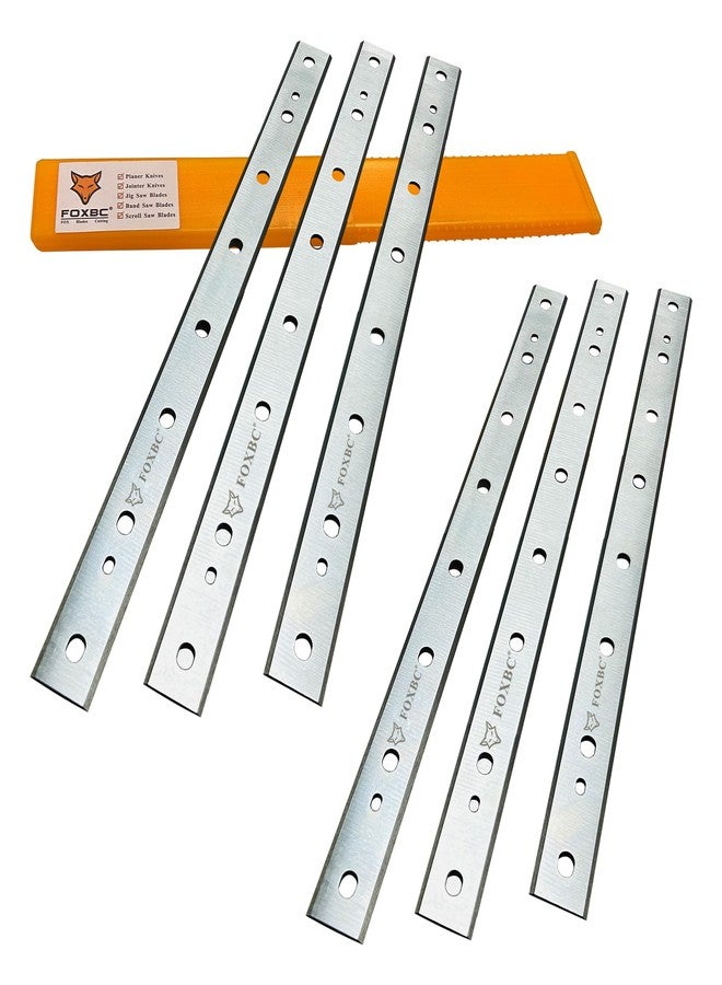 FOXBC 2 Sets 12.5 Inch Replacement Knives for DeWalt DW734 Planer, Replacement DW7342-2 (6 Pack) - Image 1
