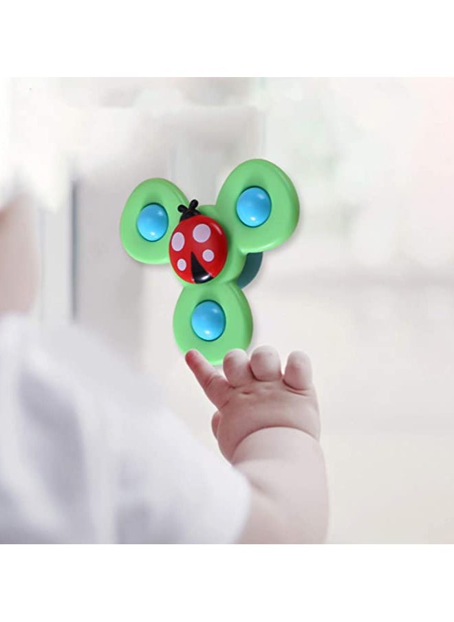 Haidue - 3 Pack Suction Cup Spinner Toy Random Color - Image 1