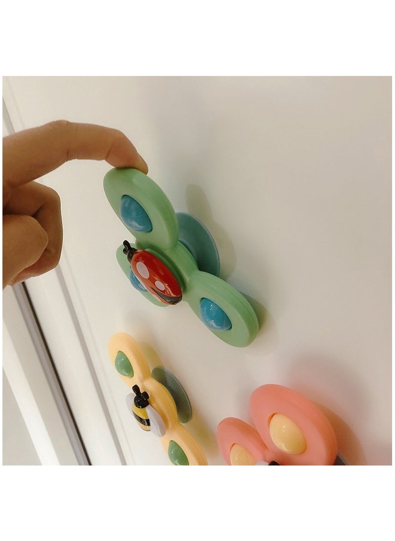 Haidue - 3 Pack Suction Cup Spinner Toy Random Color - Image 1
