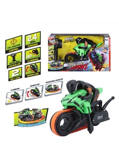 R/C- Cyklone Motobike (2.4Ghz) Green/Orange RC Remote Control Vehicle 2.4Ghz USB Gift for Kids Girls & Boys Electric Powered High Speed Vehicle for All Ages - pzsku/ZB46D6C9D53E70183350EZ/45/_/1730143459/2a7cb913-5023-4901-b7d0-2d74ac5c2514