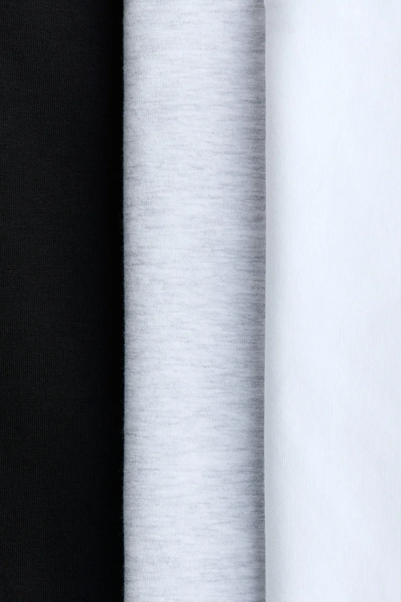 H&M 3-pack cotton T-shirts