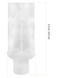 WYBOT 1 Set Bottle Stopper Silicone Mold with 10pcs Covers Cartoon Rabbit Wine Cork Plug Crystal Epoxy Resin Casting Mould for Beverage Champagne Beer Seal Cap Saver White  - Image 5