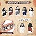 Bememo 25 Pcs Mini Jesus Figurines Bulk Original Design Rubber Mini Jesus Figures to Hide and Seek Religious Gifts Sunday School Baptism Easter Egg FillingMorandi Color - Image 4