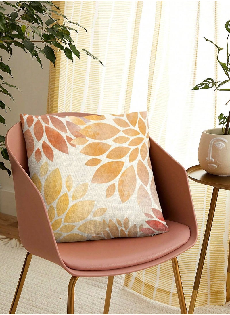 Generic - Cushion cover set of 4 pieces, bright and solid colors, size 45 cm x 45 cm, without filling - Image 1