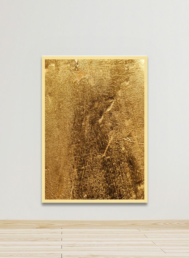 Marktna Canvas Wall Art for Wall Decoration Modern Design With a Hollow Golden Frame Size 120x80cm One Piece - Image 1