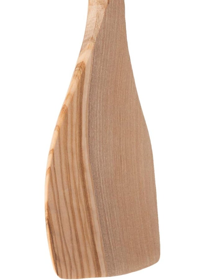 Tovolo 81 29279 Wooden Angled Turner Spatula Kitchen Cooking Utensil Olivewood Swizzle Stick - Image 3