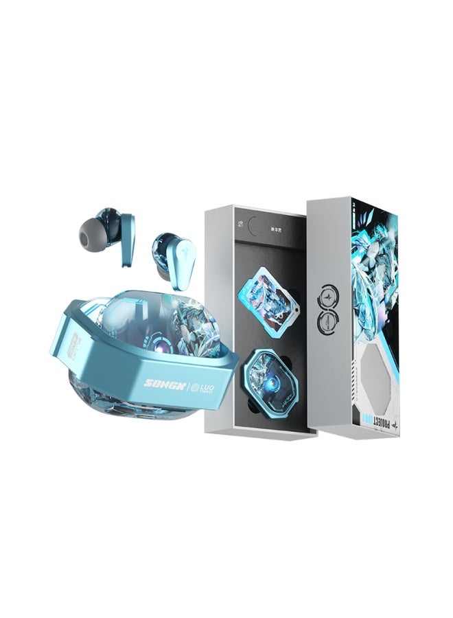Songx سماعات رأس Songx Lotei Co-branded بلوتوث مع إلغاء الضوضاء النشط ، كتم صوت منخفض، جودة صوت HiFi عالية الدقة، متوافقة مع هواتف هواوي، أبل، وأندرويد - Image 2