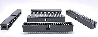 Connectors Pro Connectors Pro 25-Pack 40P DC3 2.54mm 0.1" Pitch 40-Pin Male Box Headers 2x20 Dual Rows 40 Pins M/M Straight Pin PCB  - Image 1