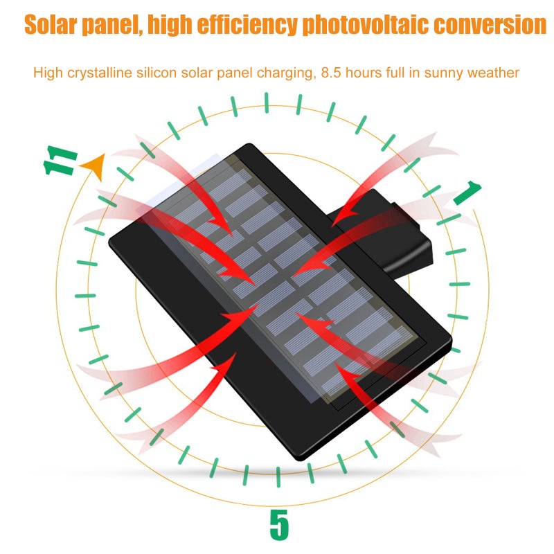 LED Solar Outdoor Waterproof Road Lighting Integrated Solar Lights Remote Control Light Sensor Energy Saving - Image 5