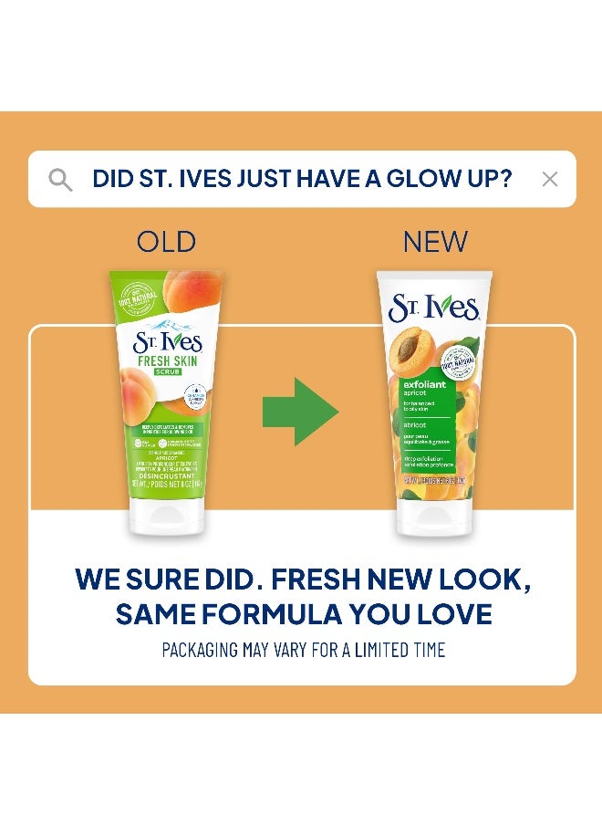 ST. Ives St Ives Fresh Skin Apricot Face Scrub Deep Exfoliator Skin Care for Clean Glowing Skin Oilfree Facial Scrub Made with 100 Natural Exfoliants 6 oz  - Image 3