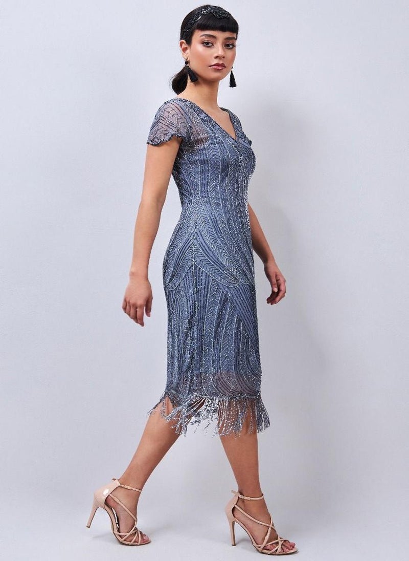 GATSBYLADY LONDON Dorothy  Fringe Dress  - Image 2