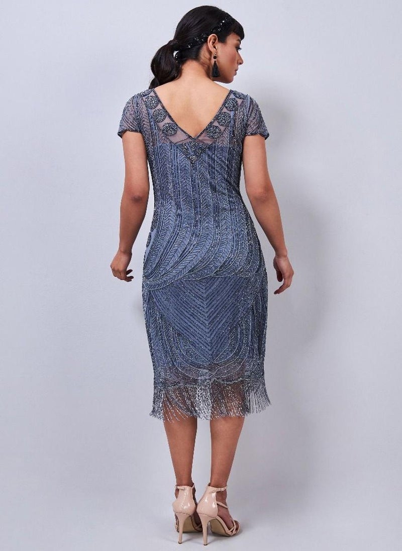 GATSBYLADY LONDON Dorothy  Fringe Dress  - Image 3