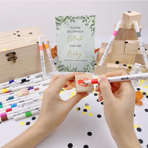 EIGTWEN 78 PCS Fun Baby Shower Games Sign Kit，Unique Baby Shower Ideas，Funniest Baby Shower Games Ever ，A Game Where You Can Draw to Your Heart's Content，Suitable for Baby Shower Games Boy and Girls - Image 2
