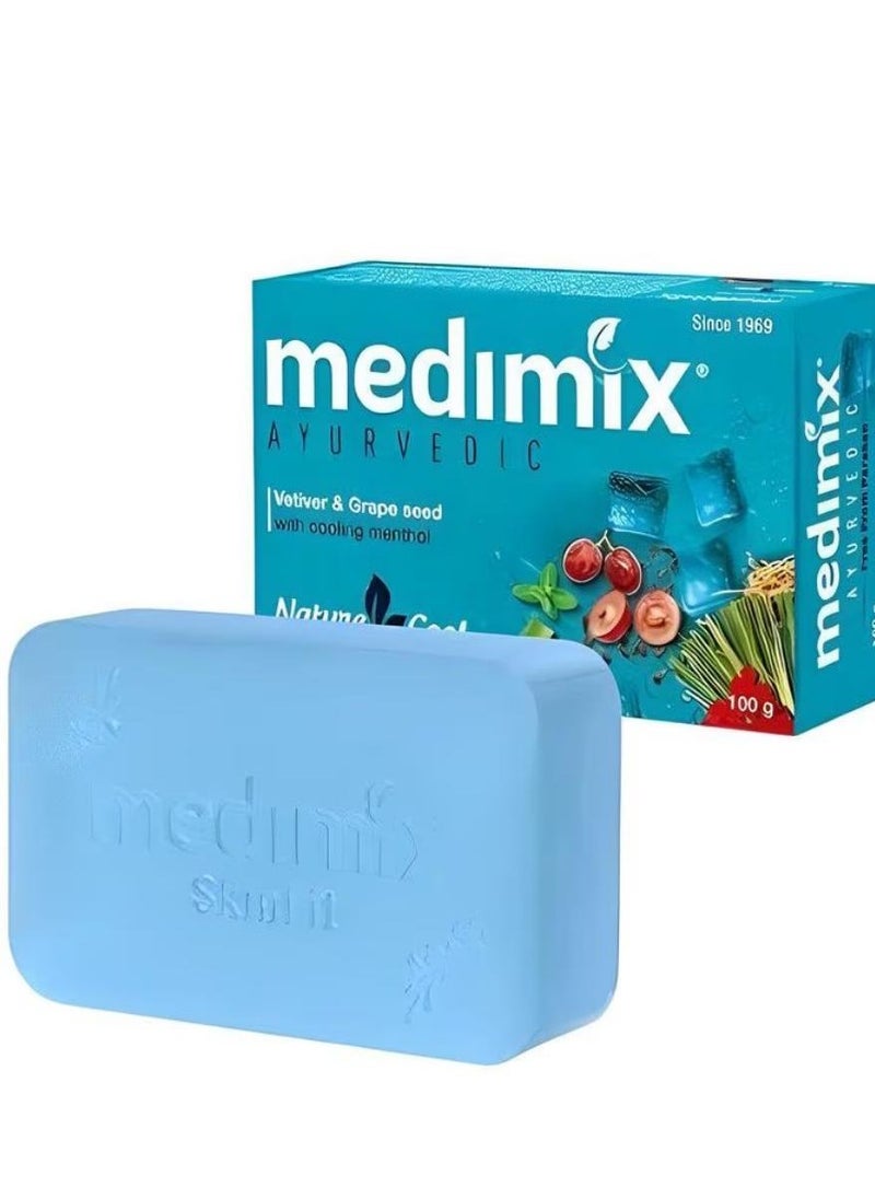 Medimix Ayurvedic Nature Cool Soap with Cooling Menthol 125 g * 5 Pcs  - Image 2